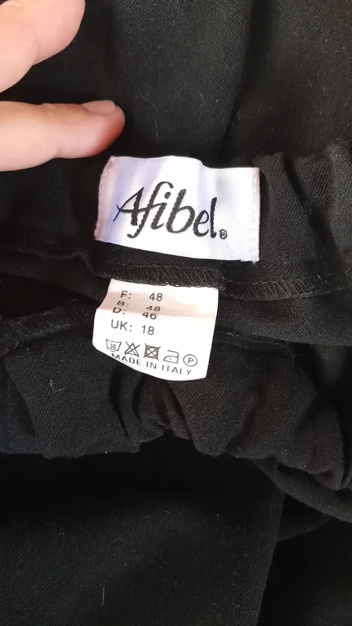 Pantalon ceintrée Afibel - photo numéro 2