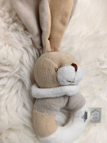 Doudou Hochet Lapin un rêve de bébé