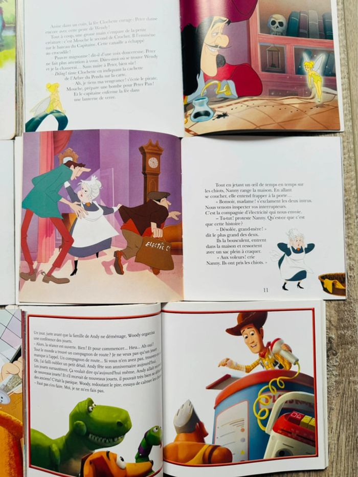 Lot de 7 livres disney pixar toy story ratatouille dalmatiens peter pan - photo numéro 6