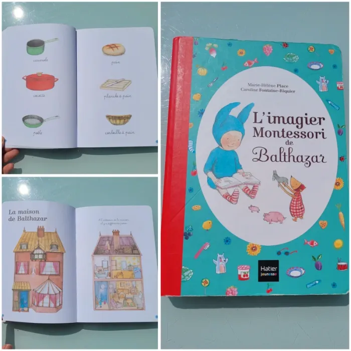 Livre Montessori 🐥 L'Imagier Montessori de Balthazar 🫒