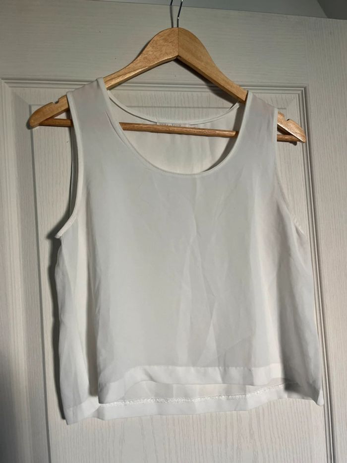 Top court blanc TS