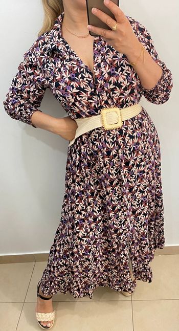 Robe chemise longue imprimée Taille 36-38
