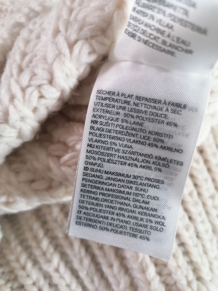 Pull Laine H&M taille 34 - photo numéro 3