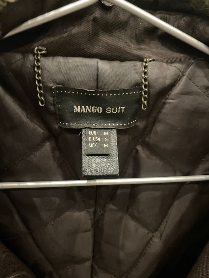 Manteau orné fausse fourrure Mango - photo numéro 5