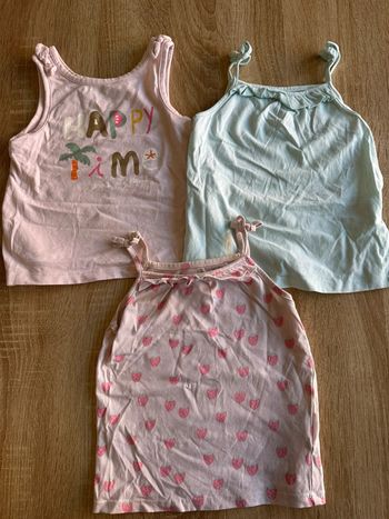 Lot de 3 débardeurs