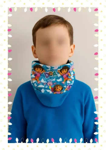 Snood Polaire & Tissu  Dora l’Exploratrice