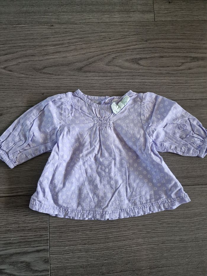Lot de 1 robe d'été et 2 vestes fille 3 mois - photo numéro 5