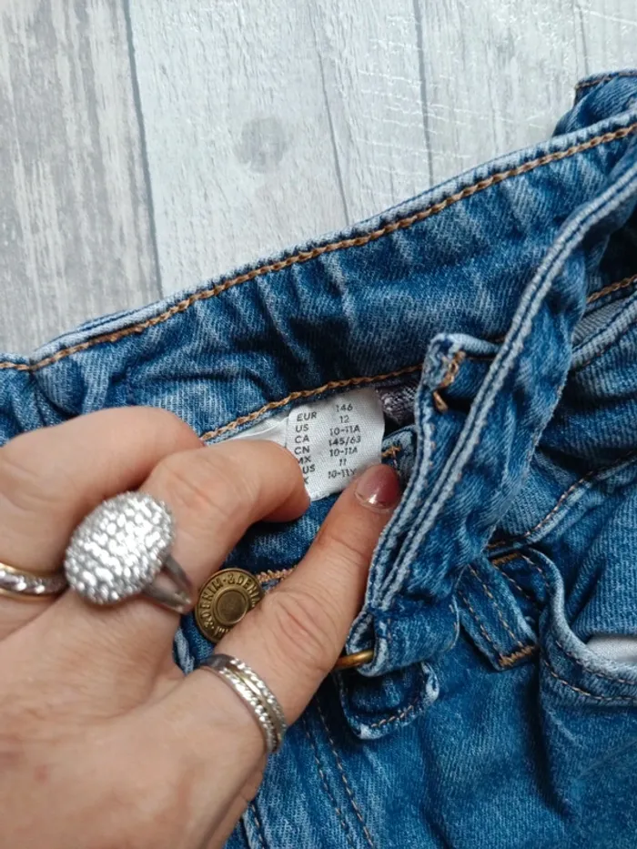 Jean fille multi poches - photo numéro 2