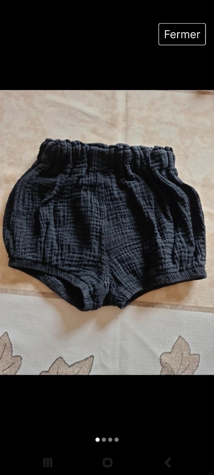 Short bloomer taille 12 mois