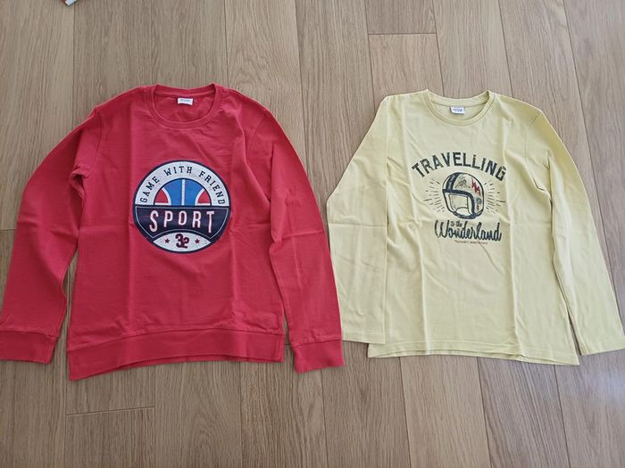 Lot de 9 tee-shirts à ML en 12 ans - photo numéro 4