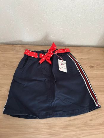 🎀 Jupe Enfant Bleu Marine Lili Marelle 🎀