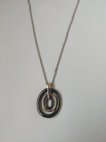 Collier avec pendentif céramique