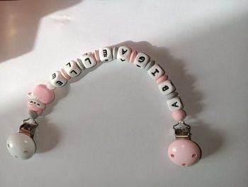 Attache doudou personnalisée