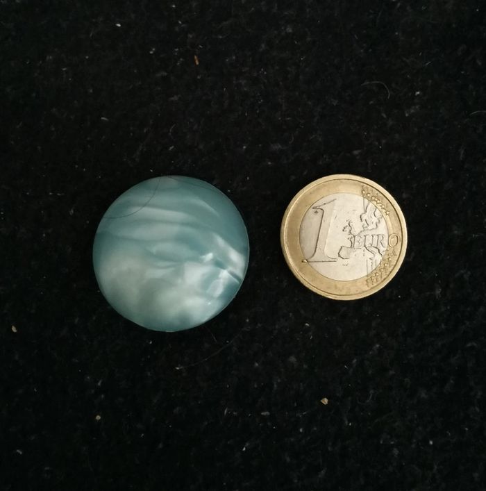 Boucles a clips marbres bleus - photo numéro 3