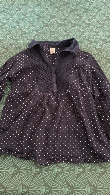 Chemise à pois