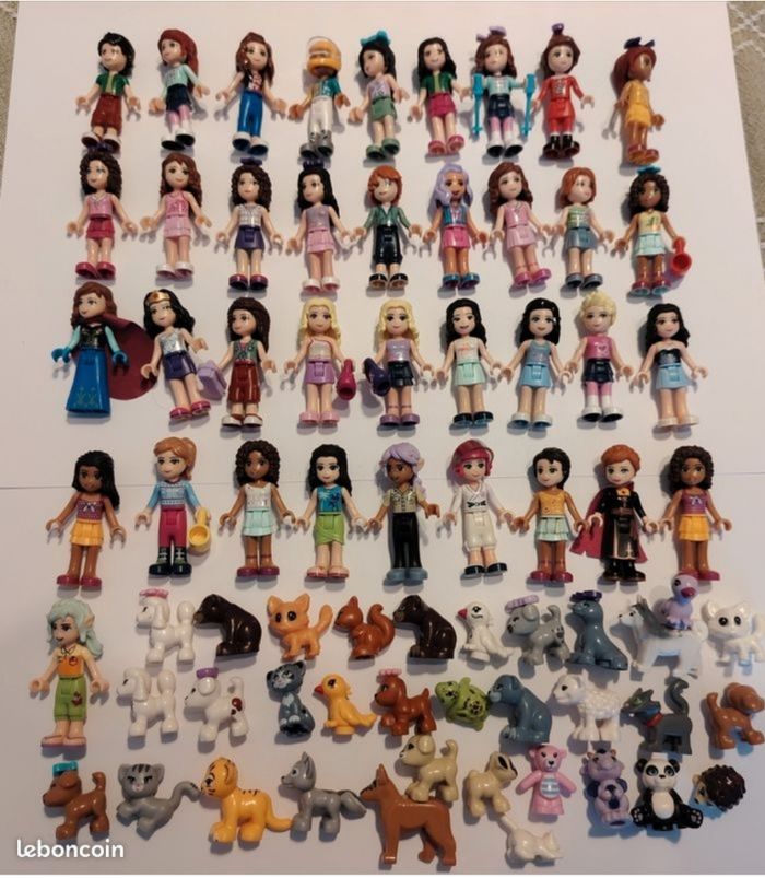 Gros lot figurines lego friends