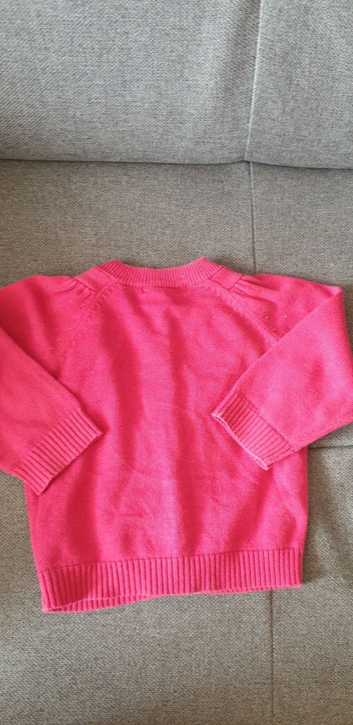 Gilet fuschia kitchoun 6 mois - photo numéro 2