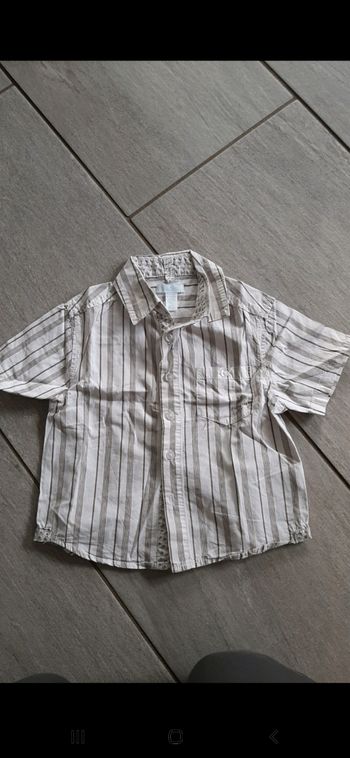 Chemise manches courtes