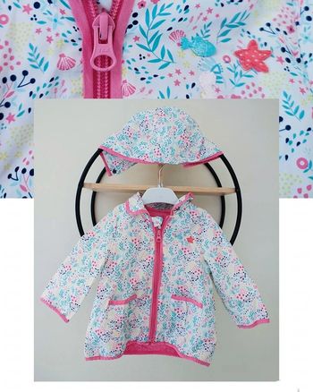 12 mois veste manteau leger + doublure interne amovible sergent major