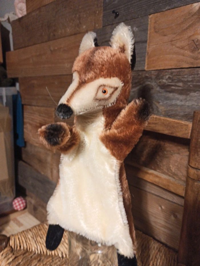 Peluche marionnette steiff vintage renard tbe - photo numéro 3
