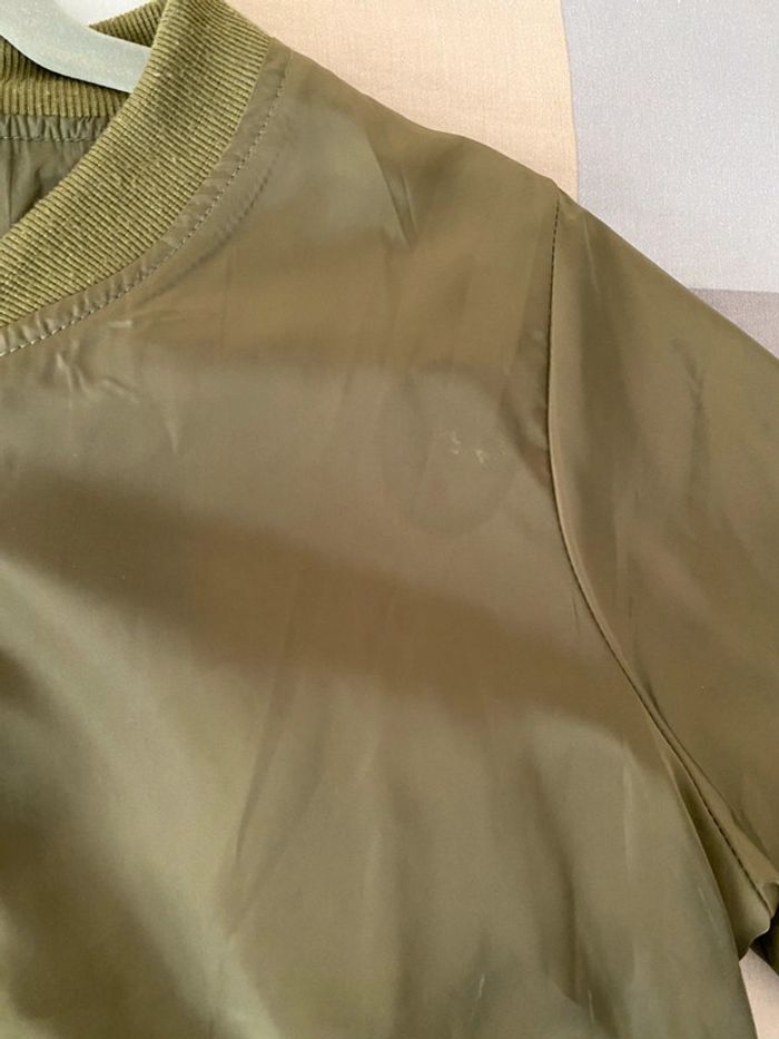 Superbe belle veste bomber  kaki E.Diva taille M - photo numéro 11