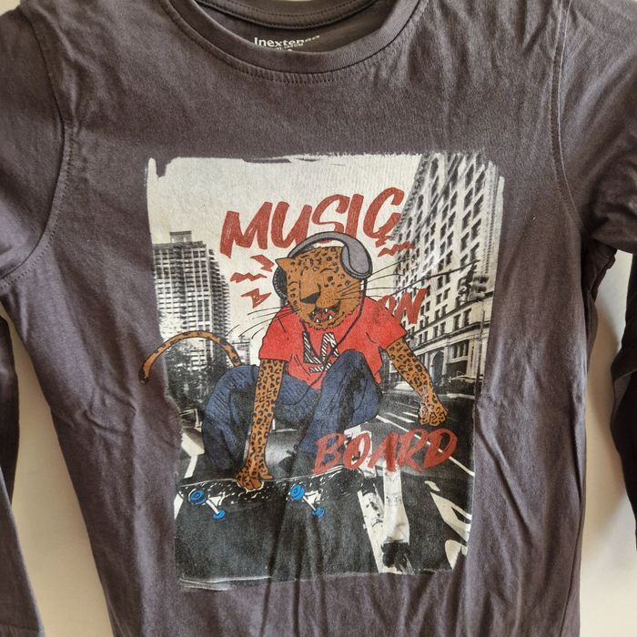 10 ans tee-shirt manches longues gris - photo numéro 2