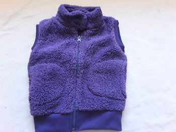 Gilet sans manche polaire fille 4 ans