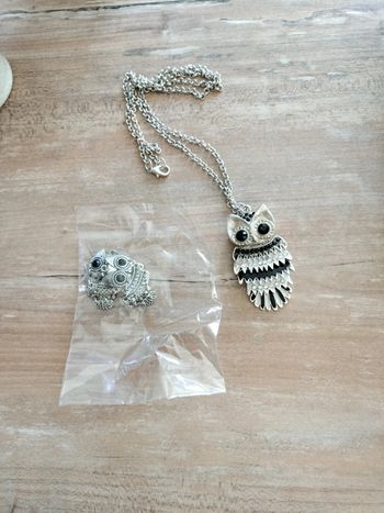 Boucle d'oreille et sautoir