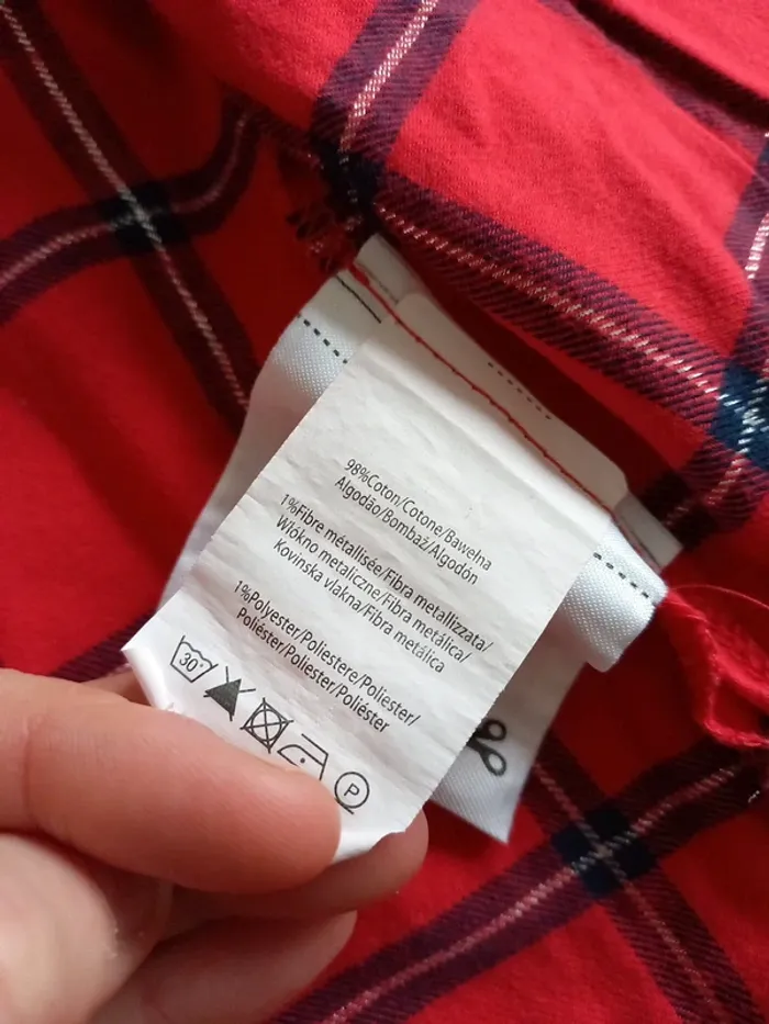 Chemise rouge fille 10 ans - photo numéro 5