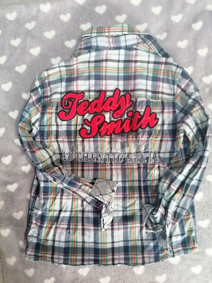 Chemise manches longues Teddy Smith ❤️ garçon 12 ans - photo numéro 7