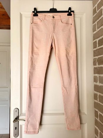 Jean slim rose poudré Only