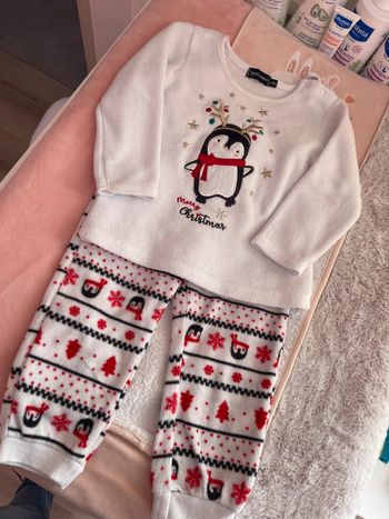 Pyjama 2 pièces avec pingouin Inextenso 18 mois