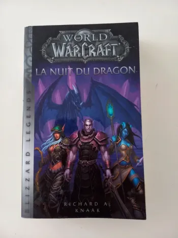 livre de poche La nuit du dragon World of warcraft