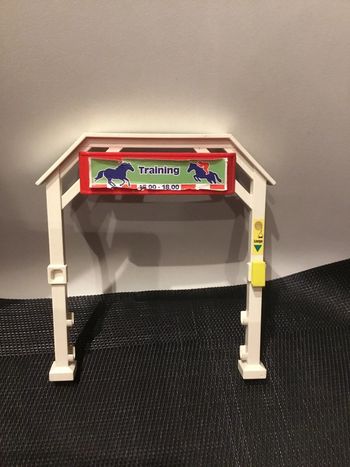 Playmobil porche accès entrée manège équestre 4185 chevaux équitation
