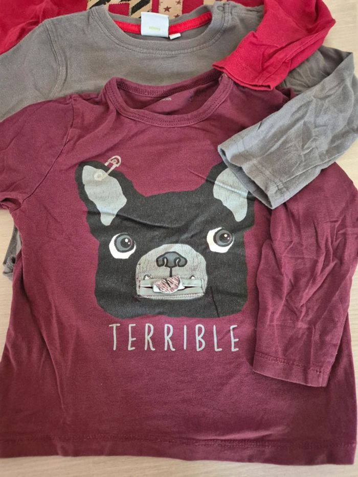 Lot t shirt manches longues 24 mois - photo numéro 2