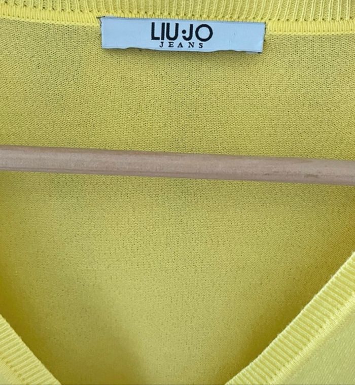 Pull jaune Liu Jo taille S comme neuf - photo numéro 4