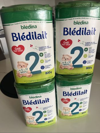 4 lait blédilait 2eme age