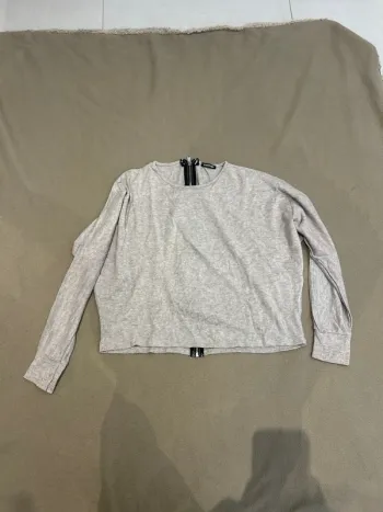Pull femme zippé