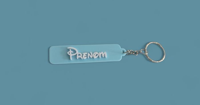 Porte-clés prénom personnalisé Disney – Création artisanale - photo numéro 3