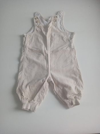 Salopette beige T 3 mois