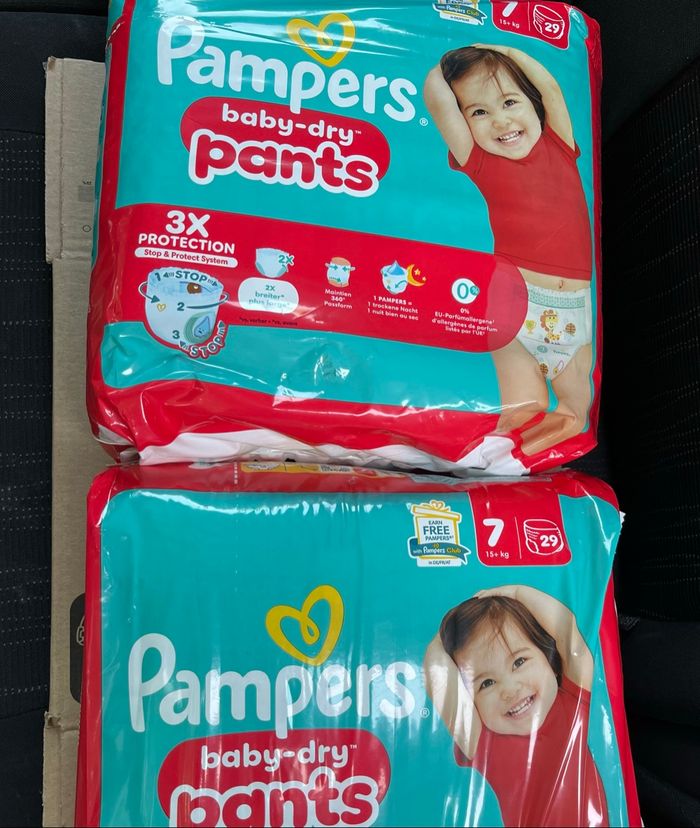 Lot de 2 paquets // pampers Baby- dry pants 7 - photo numéro 2
