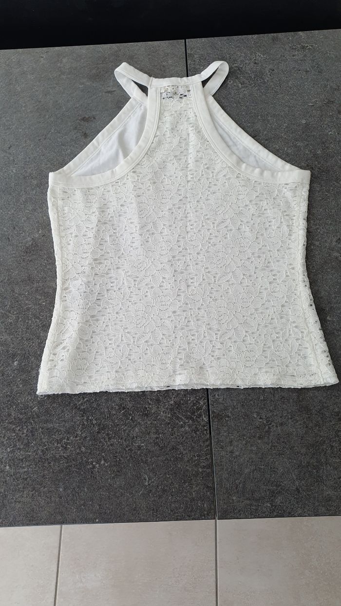 Haut neuf blanc cassé Hollister en S - photo numéro 7