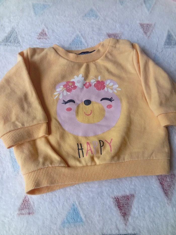 Pull jaune happy - photo numéro 2