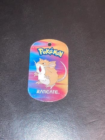 Tag Metal Pokémon - Rattatac / Raticate