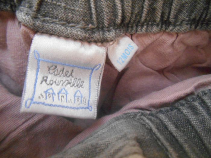 Pantalon doublé fille 12-18 mois  / Cadet Rousselle - photo numéro 4