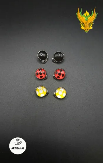 Lot boucles d'oreilles artisanale (pinces)