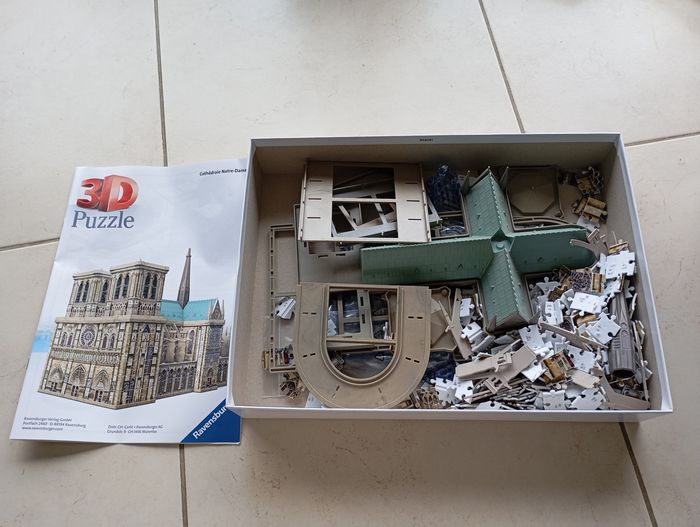 Puzzle 3D notre dame de Paris - photo numéro 2