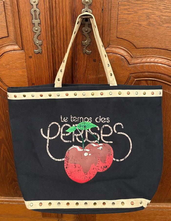 Sac cabas Le temps des cerises - photo numéro 3