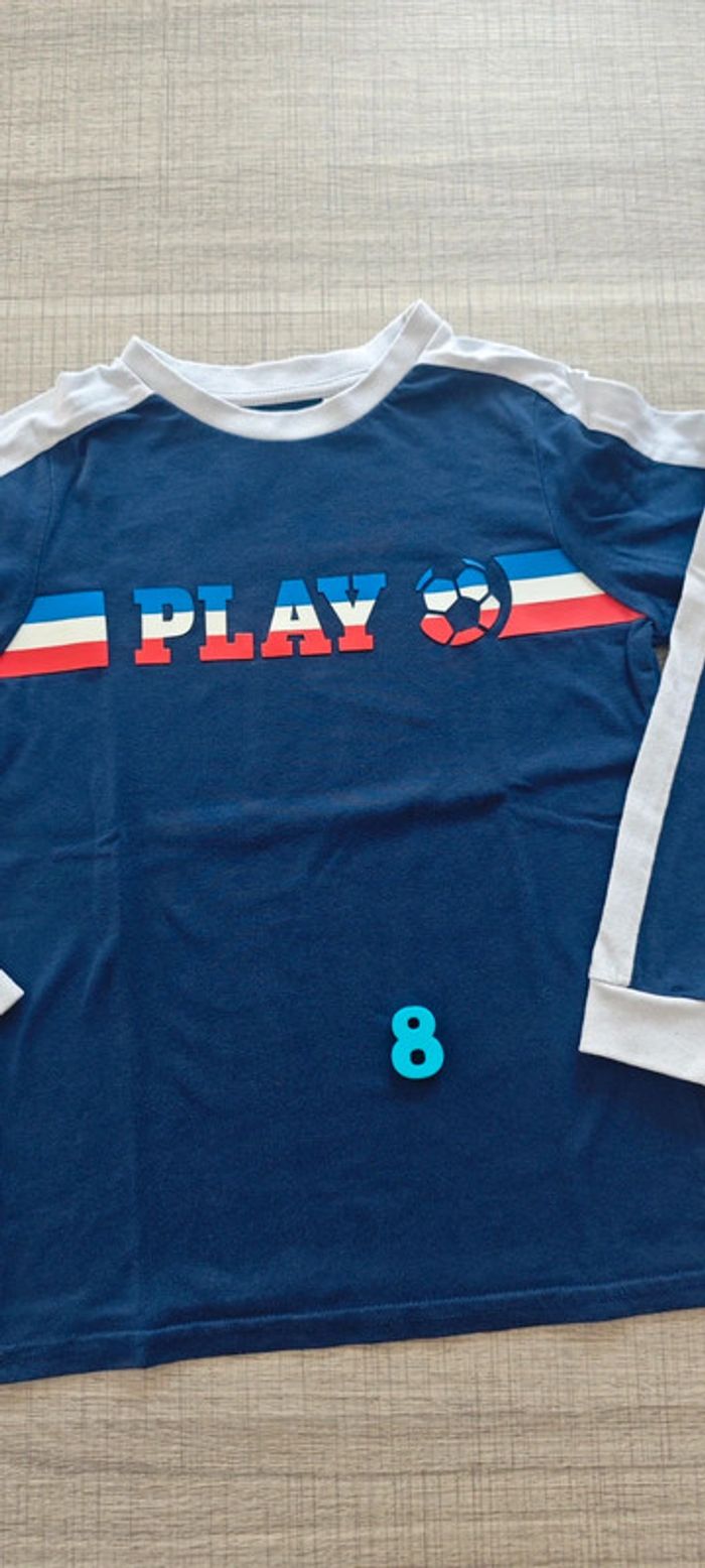 Tee-shirt Okaïdi 8 ans foot