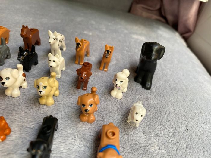 Lot de 22 chiens lego différents (dogs), plusieurs races de chiens - photo numéro 10